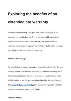 Does Usaa Offer Extended Car Warranty? Exploring the Possibilities and Benefits